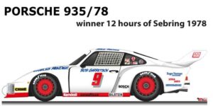 Porsche 935-78 n.9 winner the 12 Hours of Sebring 1978