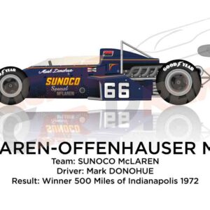 McLaren - Offenhauser M16B n.66 Winner Indianapolis 1972