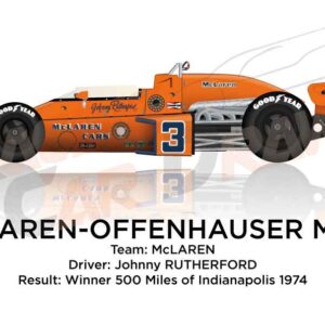 McLaren - Offenhauser M16C n.3 Winner Indianapolis 1974