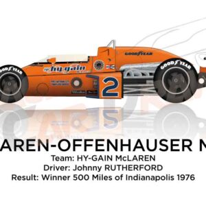 McLaren - Offenhauser M16E n.2 Winner Indianapolis 1976