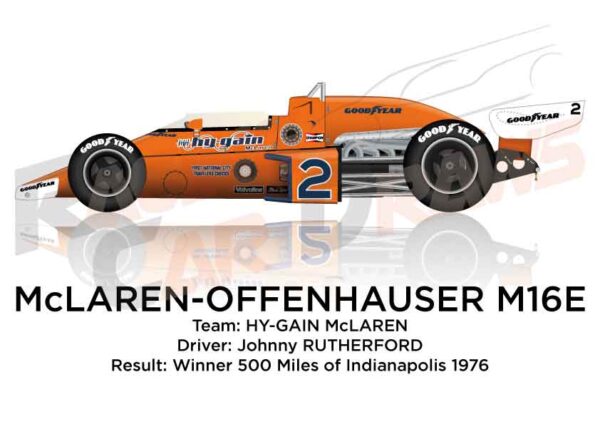 McLaren - Offenhauser M16E n.2 Winner Indianapolis 1976