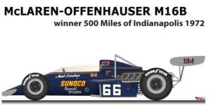 McLaren - Offenhauser M16B n.66 Winner Indianapolis 1972