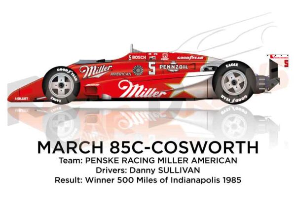 March 85C - Cosworth n.5 Winner 500 Miles Indianapolis 1985