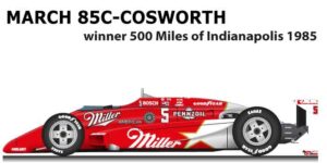 March 85C - Cosworth n.5 Winner 500 Miles Indianapolis 1985